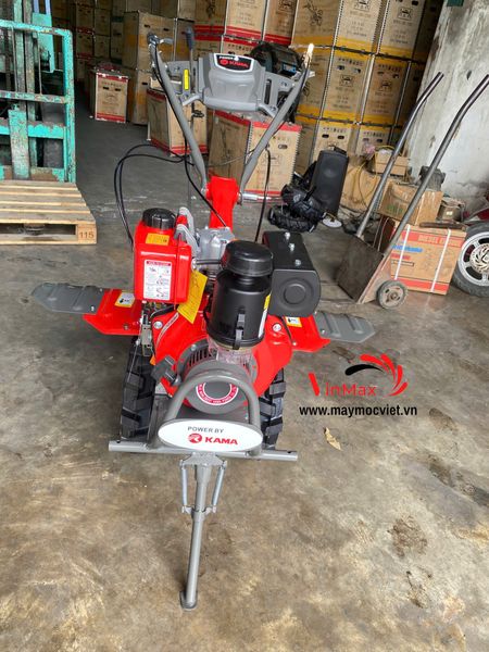 Máy Xới Đất Chạy Dầu Kama 173F Đỏ
