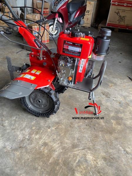 Máy Xới Đất Chạy Dầu Kama 173F Đỏ