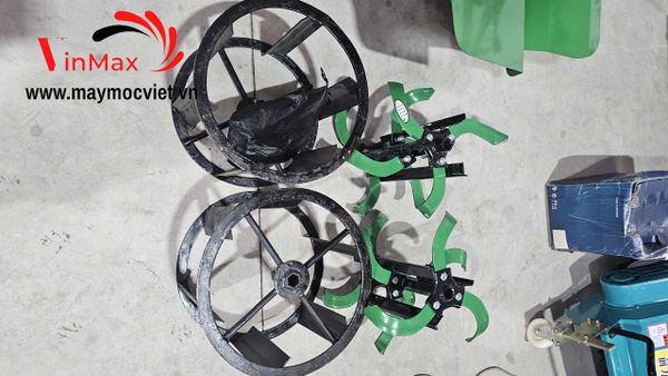 Máy Xới Đất 2 Cầu Phay Trước Kama 178F Đề Nổ