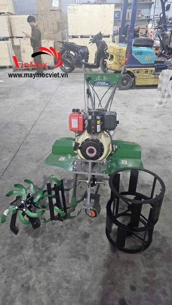Máy Xới Đất 2 Cầu Phay Trước Kama 178F Đề Nổ