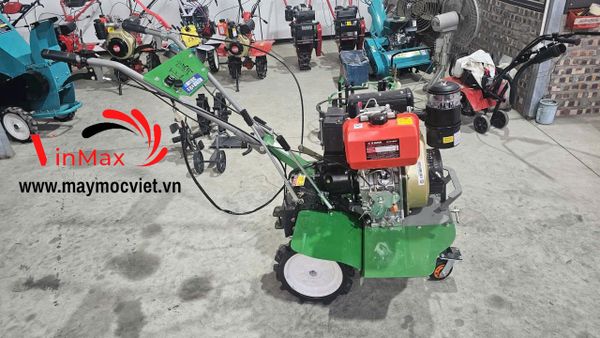 Máy Xới Đất 2 Cầu Phay Trước Kama 178F Đề Nổ