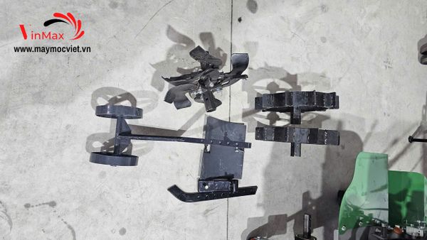 Máy Xới Đất 2 Cầu Phay Trước Kama 178F Đề Nổ