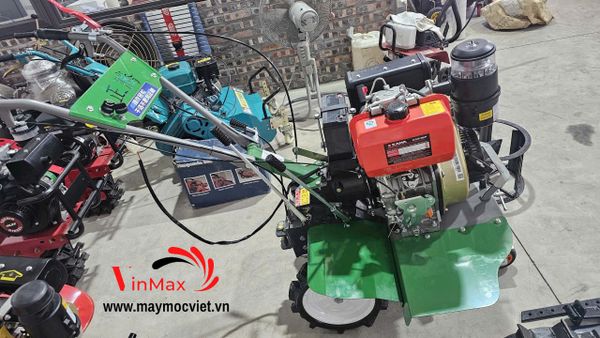 Máy Xới Đất 2 Cầu Phay Trước Kama 178F Đề Nổ