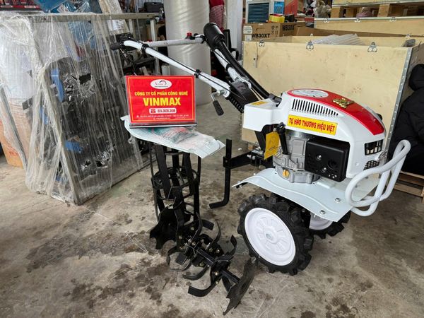 Máy Xới Đất Đa Năng Trâu Vàng Chạy Xăng  IN-1WG4 Giảm Sóc