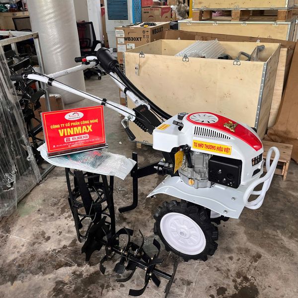 Máy Xới Đất Đa Năng Trâu Vàng Chạy Xăng  IN-1WG4 Giảm Sóc