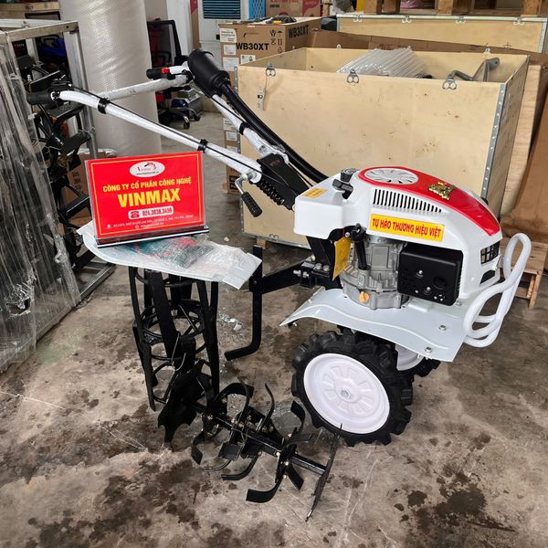 Máy Xới Đất Đa Năng Trâu Vàng Chạy Xăng  IN-1WG4 Giảm Sóc