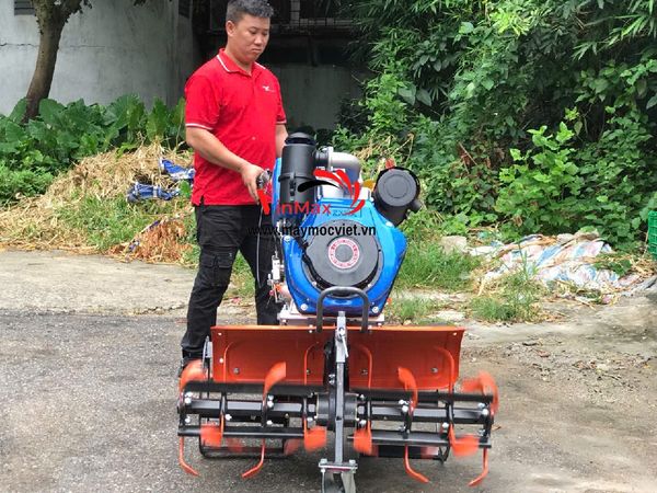 Máy Xới Đất 2 Cầu Phay Trước KAMA 186F