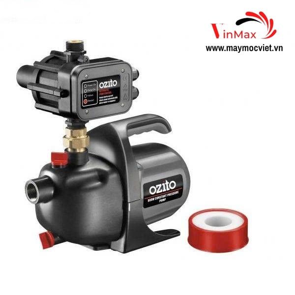 Máy bơm nước điều áp OZITO CPPAS-800, áp suất ổn định, đẩy cao 40m