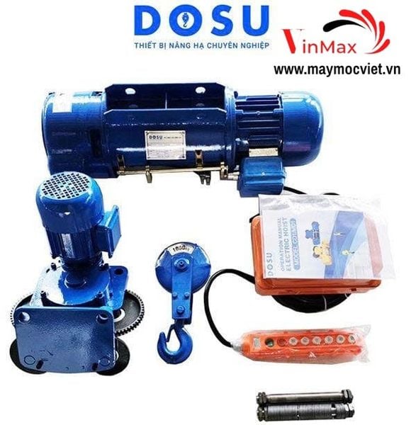 Pa Lăng Cáp Điện Dosu CD1-2T 2 Tấn 9M 380V