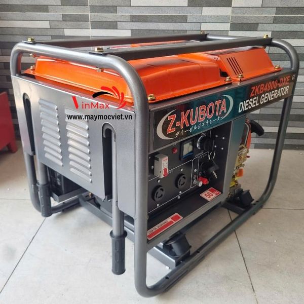 Máy Phát Điện Diesel Z-KUBOTA ZKB4900-DXE 3KW