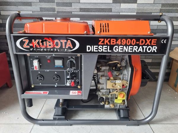 Máy Phát Điện Diesel Z-KUBOTA ZKB4900-DXE 3KW