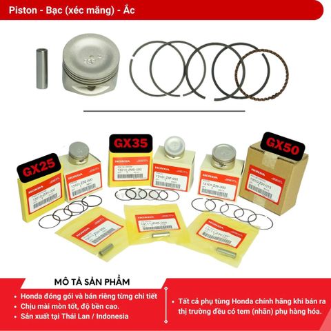 Bạc Honda GX25, GX35, GX50