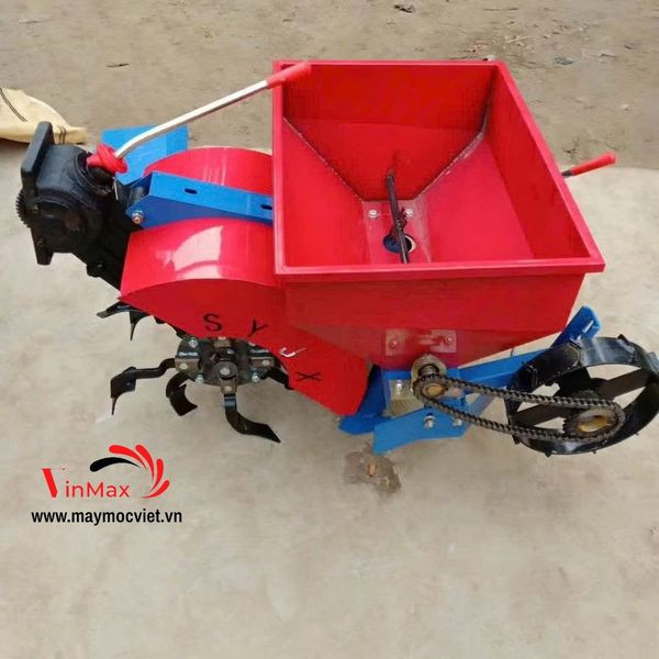 Máy rải phân, bón phân gắn máy xới dắt tay Turbo TBP812