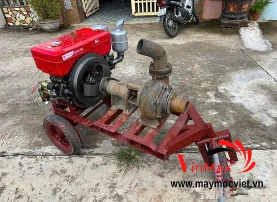 Máy Sên Hút Cát Truyền Động Trực Tiếp Chạy Động Cơ Diesel D15