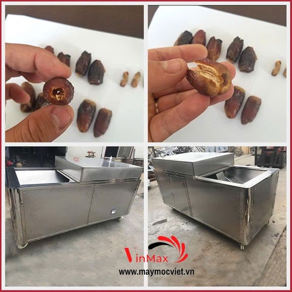 Máy tách hạt táo đỏ, chà là 3 pha năng suất 300kg/giờ Turbo TTH300