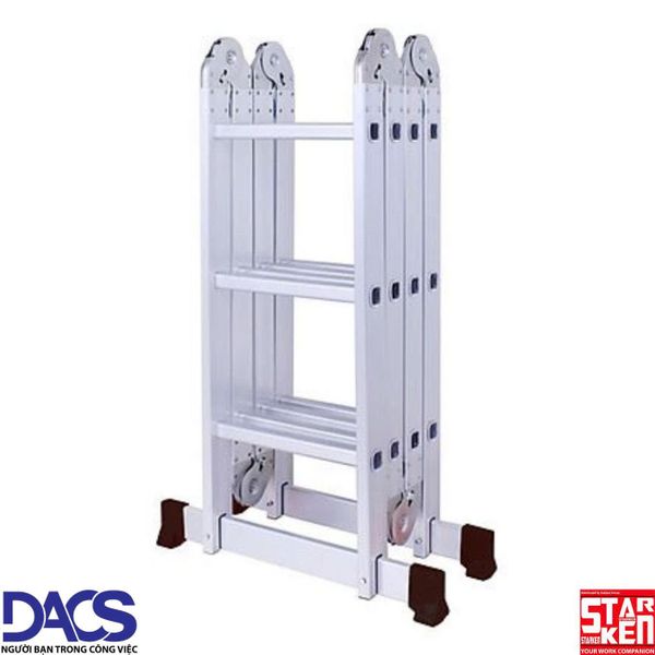 Thang nhôm gấp 4 khúc Starken ST403H