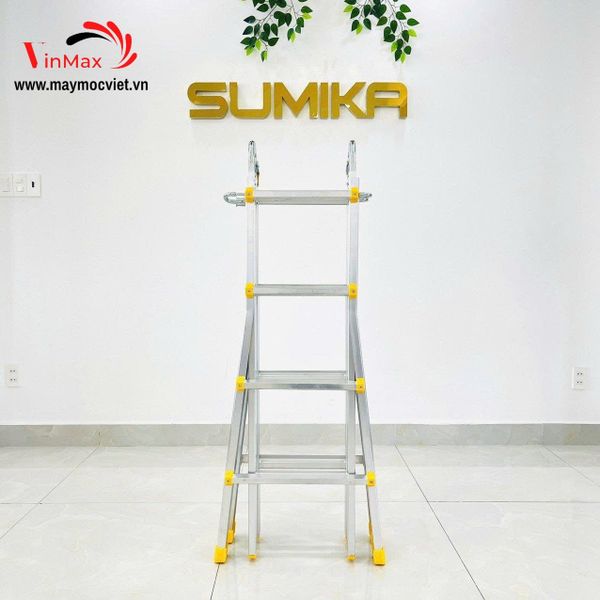 Thang nhôm chữ A rút lồng SUMIKA SKM404A