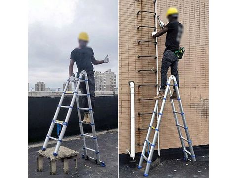 Thang Nhôm Rút Đôi 2.8x2.8m STARKEN ST256A