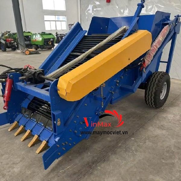 Dàn Thu Gom Đá, Nhổ Khoai, Củ Cải Gắn Máy Kéo 90HP Shoshin S120