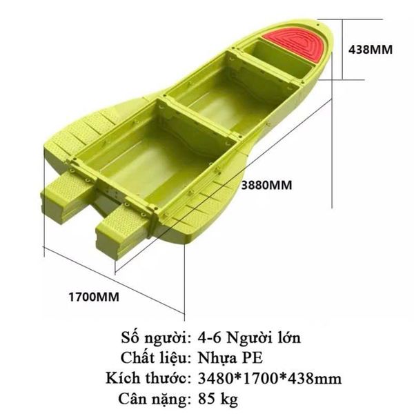 Thuyền ghép du lịch, thuyền vận tải nuôi tôm cá Turbo TBT4000