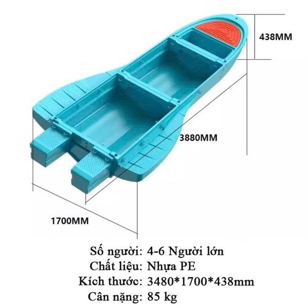 Thuyền ghép du lịch, thuyền vận tải nuôi tôm cá Turbo TBT4000