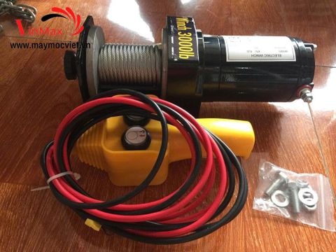 Tời Ắc Quy Winch 3000lb – 12V