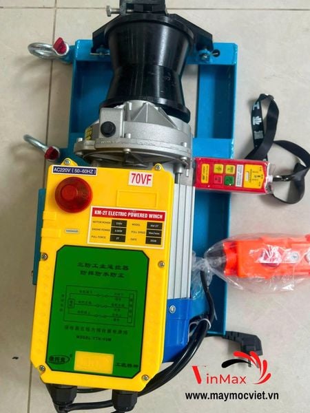 Máy Tời Kéo Cáp 2 Tấn Turbo KM2T (220V)