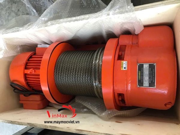 Tời kéo mặt đất KENBO KCD3000 30m 1500/3000kg 380V