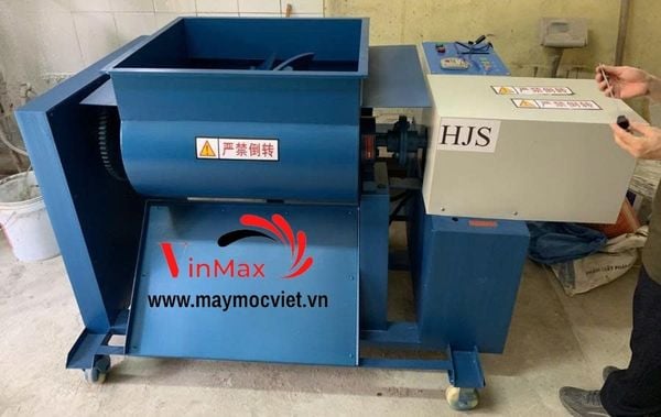 Máy Trộn Bê Tông 2 Trục Ngang HJS-60 – Máy Trộn Cưỡng Bức 60L