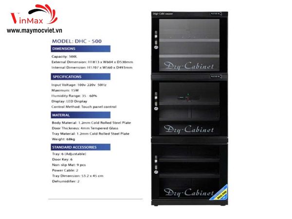 Tủ chống ẩm Digi-Cabi DHC 500