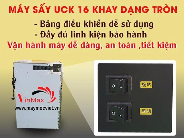 Tủ Sấy 16 Khay Tròn Turbo TBST16