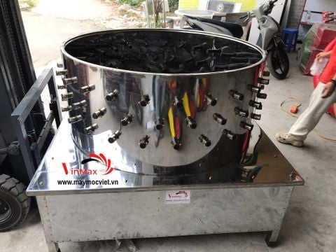 Máy Vặt Lông Dê Lồng 120cm Núm Lốp Ô Tô 3 Pha Có Cửa Xả VMD120-3