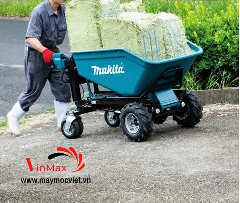 Xe vận chuyển hàng hóa dùng pin 2x18V Makita DCU602Z (Tự động nghiêng đổ)