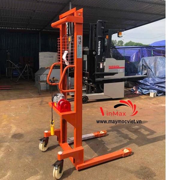Xe Nâng Tay Niki 1300Kg Lắp Tời Điện Nâng Cao 3m