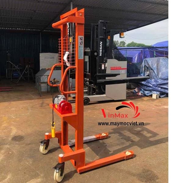 Xe Nâng Tay Niki 1300Kg Lắp Tời Điện Nâng Cao 2m