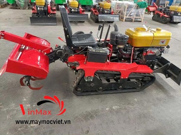 Máy Xới Đất, San Gạt Đất Đầu Nổ 25HP Shoshin S25