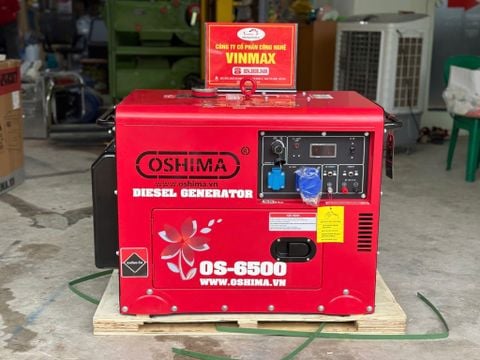 Máy phát điện Oshima OS 6500 (công suất 5kw, đề nổ, chạy dầu)