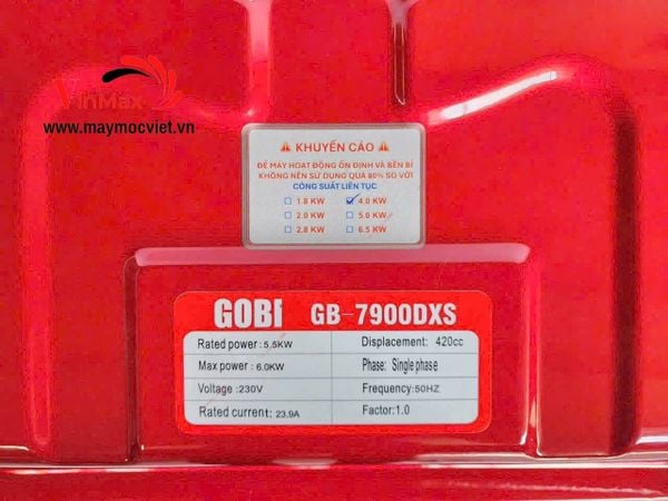 Máy phát điện Gobi GB-7900DXS