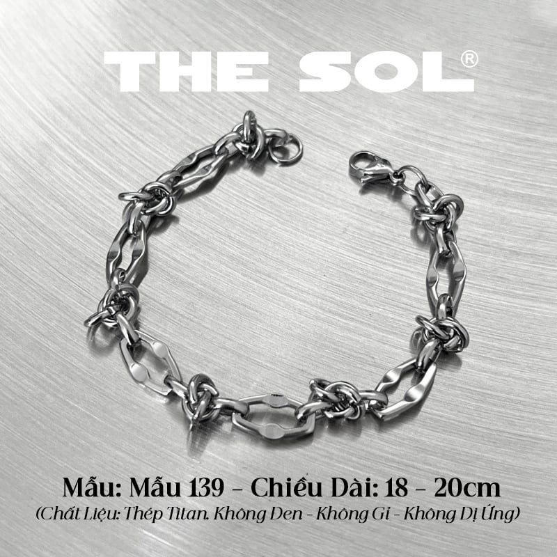  Lắc Tay Titan Unisex Wire Chain - Mẫu 139 