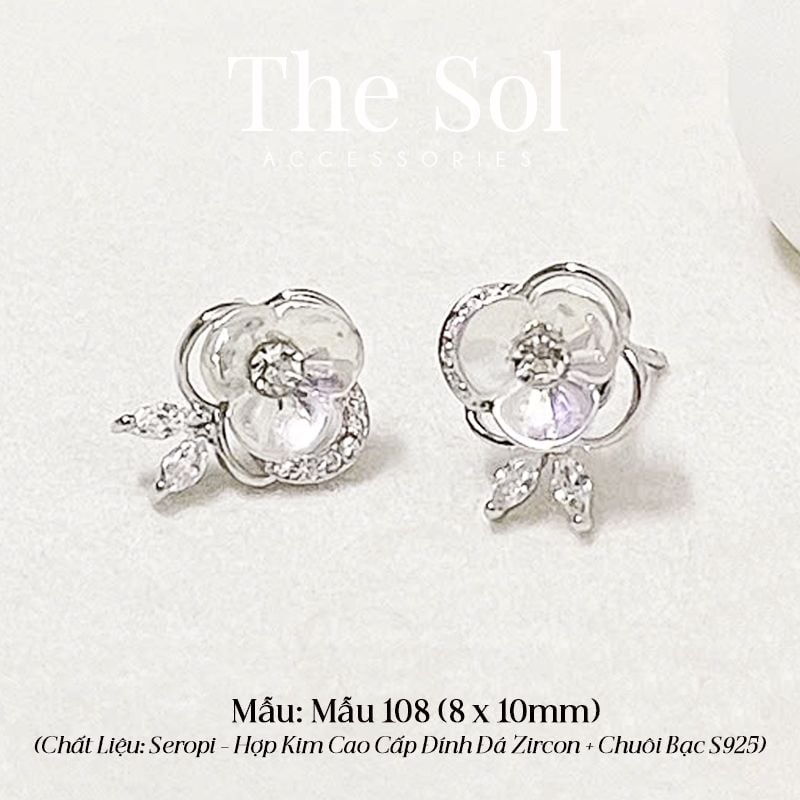  Bông Tai Seropi Narce Flower - Mẫu 108 