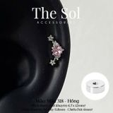  Khuyên Tai Thép Xi Mạ Colour Star - Mẫu 318 