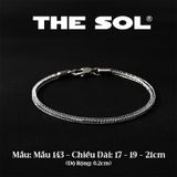  Lắc Tay Titan Unisex Simple Chain - Mẫu 143 