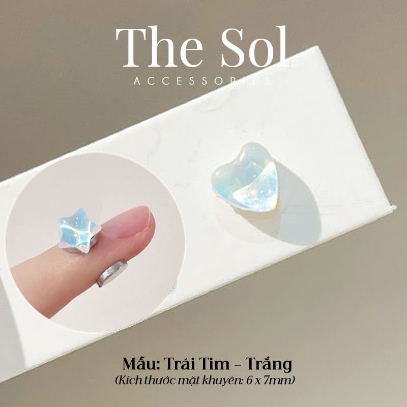  Khuyên Tai Nam Châm Hologram - 1 Chiếc 