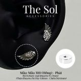  Khuyên Tai Thép Xi Mạ The Wing - Mẫu 300 