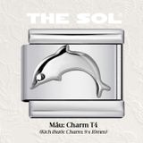  Charm Titan Italian Bracelet - Basic Charm - Charm T 
