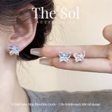  Bông Tai Hàn Quốc Gems Butterfly 