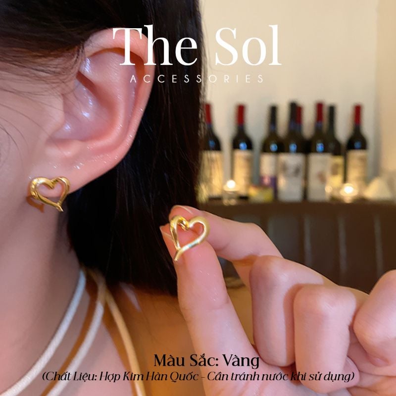  Bông Tai Hàn Quốc Special Heart 