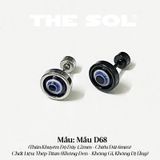  Khuyên Tai Titan Unisex Blue Eyes - Mẫu D68 