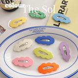  Kẹp Tóc Hàn Quốc Sắc Màu Gợn Sóng 