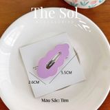  Kẹp Tóc Hàn Quốc Sắc Màu Gợn Sóng 